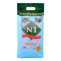 N1 наполнитель для кошачьего туалета Crystals 3 л