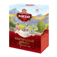 МАЙСКИЙ чай Благородный Цейлон чёрный пакетированный 100 шт