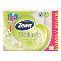 ZEWA туалетная бумага Deluxe ромашка 3 слоя 12 шт