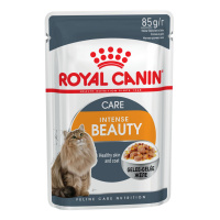 ROYAL CANIN влажный корм Intense Beauty (желе) для кошек для поддержания красоты шерсти 85 г