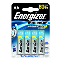 ENERGIZER батарейки Maximum AA 4 шт