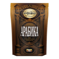 МОСКОВСКАЯ КОФЕЙНЯ НА ПАЯХ кофе растворимый Арабика дой-пак 75 г