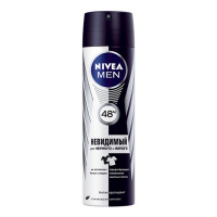 NIVEA дезодорант аэрозольный Невидимый для Черного и Белого мужской 150 мл