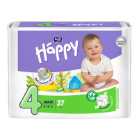 BELLA Baby подгузники Happy Maxi 4 (8-18 кг) 27 шт
