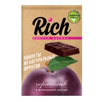 RICH FRUTTO NATURA конфеты Чернослив в шоколадной глазури 170 гр