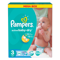 PAMPERS подгузники Active Baby 3 (4 - 9 кг) 150 шт