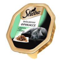 SHEBA влажный корм Delicatesso для взрослых кошек фрикасе с кроликом, уткой и овощами 85 г