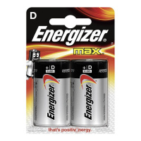 ENERGIZER батарейки MAX D/LR20 2 шт
