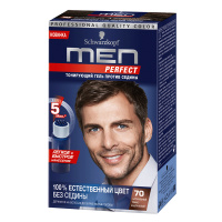 MEN PERFECT тонирующий гель для мужчин Натуральный Темно-Каштановый 70