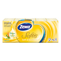ZEWA носовые платки Softis Soft Sensitive 10х9 шт