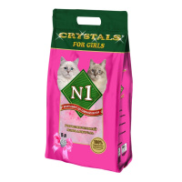 N1 наполнитель для кошачьего туалета Crystals for girls 5 л