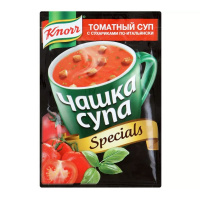 KNORR чашка супа томатный с сухариками По-Итальянски 18 г