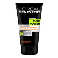 LOREAL cредство для умывания Pure Power Черный уголь 150 мл