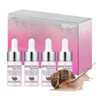 BERGAMO сыворотка Pure Snail Brightening Ampoule с муцином улитки 4x13 мл