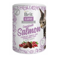 BRIT Care лакомство для стерилизованных кошек Superfruits Salmon 100 г