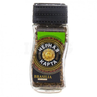 ЧЕРНАЯ КАРТА Кофе растворимый Exclusive Brasilia 47,5 г
