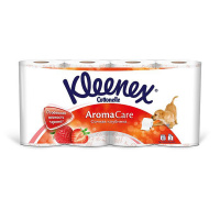 KLEENEX туалетная бумага сочная клубника трехслойная 8 шт