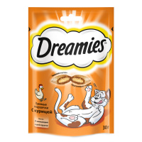 DREAMIES лакомство для кошек с курицей 30 г