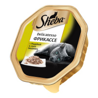 SHEBA влажный корм Delicatesso для взрослых кошек индейка в соусе Бешамель 85 г