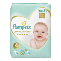 PAMPERS подгузники Premium Care 4 (9 - 14 кг) 37 шт