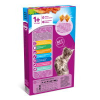 WHISKAS подушечки с нежным паштетом Аппетитный обед с лососем 0,35 кг