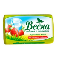 ВЕСНА мыло Земляника со сливками 90 г