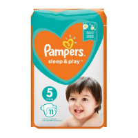 PAMPERS подгузники Sleep & Play 5 (11 - 16 кг) 11 шт