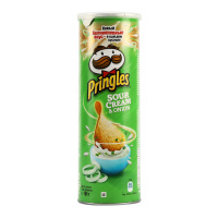 PRINGLES чипсы картофельные со вкусом сметаны и лука 165 г