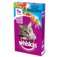 WHISKAS подушечки с нежным паштетом Аппетитный обед с лососем 0,35 кг