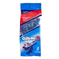 GILLETTE 2 станки для бритья одноразовые 4+1 шт