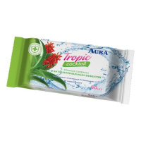 AURA влажные салфетки Tropic Cocktail антибактериальные 60 шт
