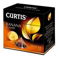 CURTIS чай Banana Flambe черный ароматизированный в пирамидках 20 шт