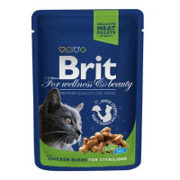 BRIT Premium влажный корм для стерилизованных кошек Курица 100 г