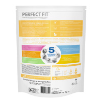 PERFECT FIT сухой корм Sensitive для кошек с чувствительным пищеварением с индейкой 1.2 кг