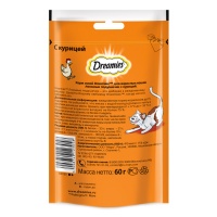 DREAMIES лакомство для кошек с курицей 60 г