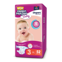 HELEN HARPER подгузники Baby 3 (4 - 9 кг) 52 шт