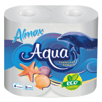 ALMAX туалетная бумага Aqua Eсо 4 шт