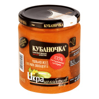 КУБАНОЧКА икра кабачковая в стеклянной банке 460 г