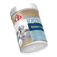 8 IN 1 пивные дрожжи для кошек и собак Excel 140 шт