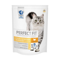 PERFECT FIT сухой корм Sensitive для кошек с чувствительным пищеварением с индейкой 0,65 кг