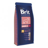 BRIT Premium сухой корм Junior Large для щенков крупных пород 15 кг