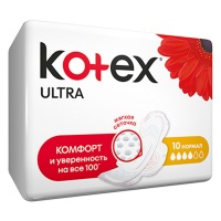 KOTEX прокладки Ultra Soft Normal 10 шт