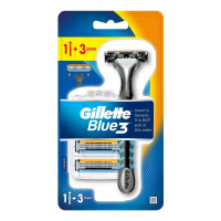 GILLETTE станок для бритья Blue3 с 3 сменными кассетами