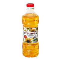 КУБАНОЧКА масло подсолнечное рафинированное дезодорированное 0,5 л