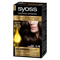 SYOSS крем-краска для волос Oleo Intense Чёрно-каштановый 2-10