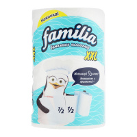 FAMILIA бумажные полотенца XXL белые двухслойные 1 шт