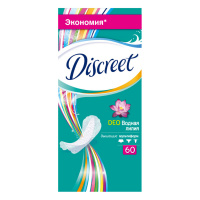 DISCREET ежедневные прокладки Deo Water Lily Multiform 60 шт