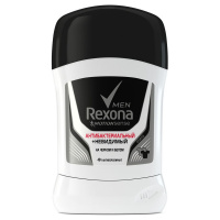 REXONA Men антиперсперант твердый Антибактериальный и Невидимый на черном и белом 50 мл
