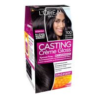 LOREAL cтойкая краска для волос Casting Creme Gloss 100 Черная ваниль