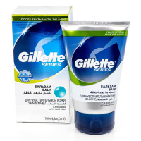 GILLETTE Бальзам после бритья Sensitive Skin с алоэ вера 100 мл